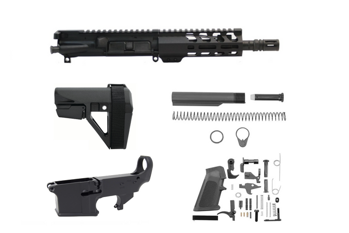 DPMS 7.5" 300AAC Blackout M-Lok Upper AR-15 80% Build Kit DPMS 7.5" 300AAC Blackout M-Lok Upper AR-15 80% Build Kit