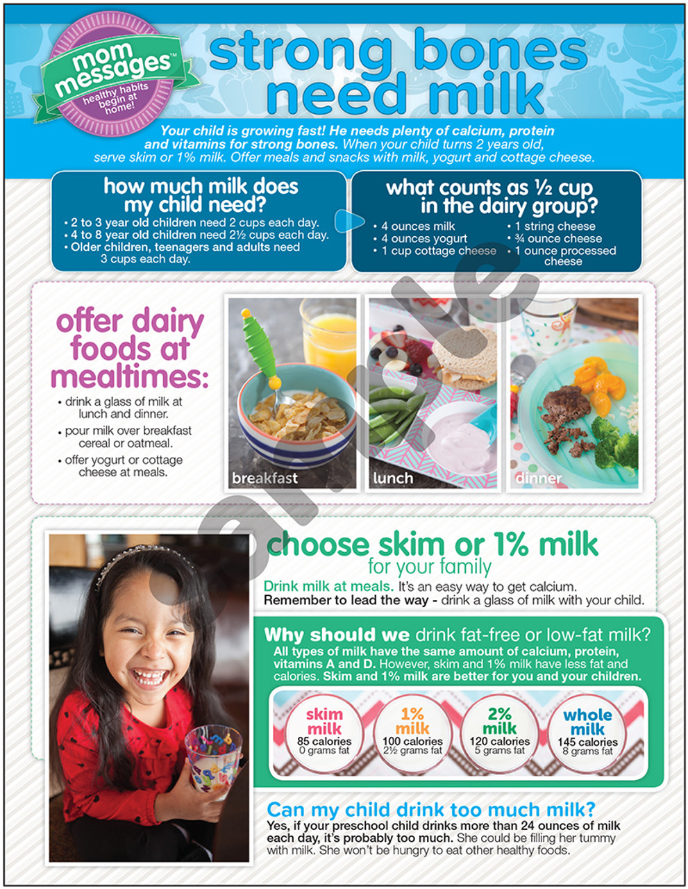 NUTRITION ED: How Much Milk Should My Child Drink? What Kind of Milk? -  Houston Food Bank