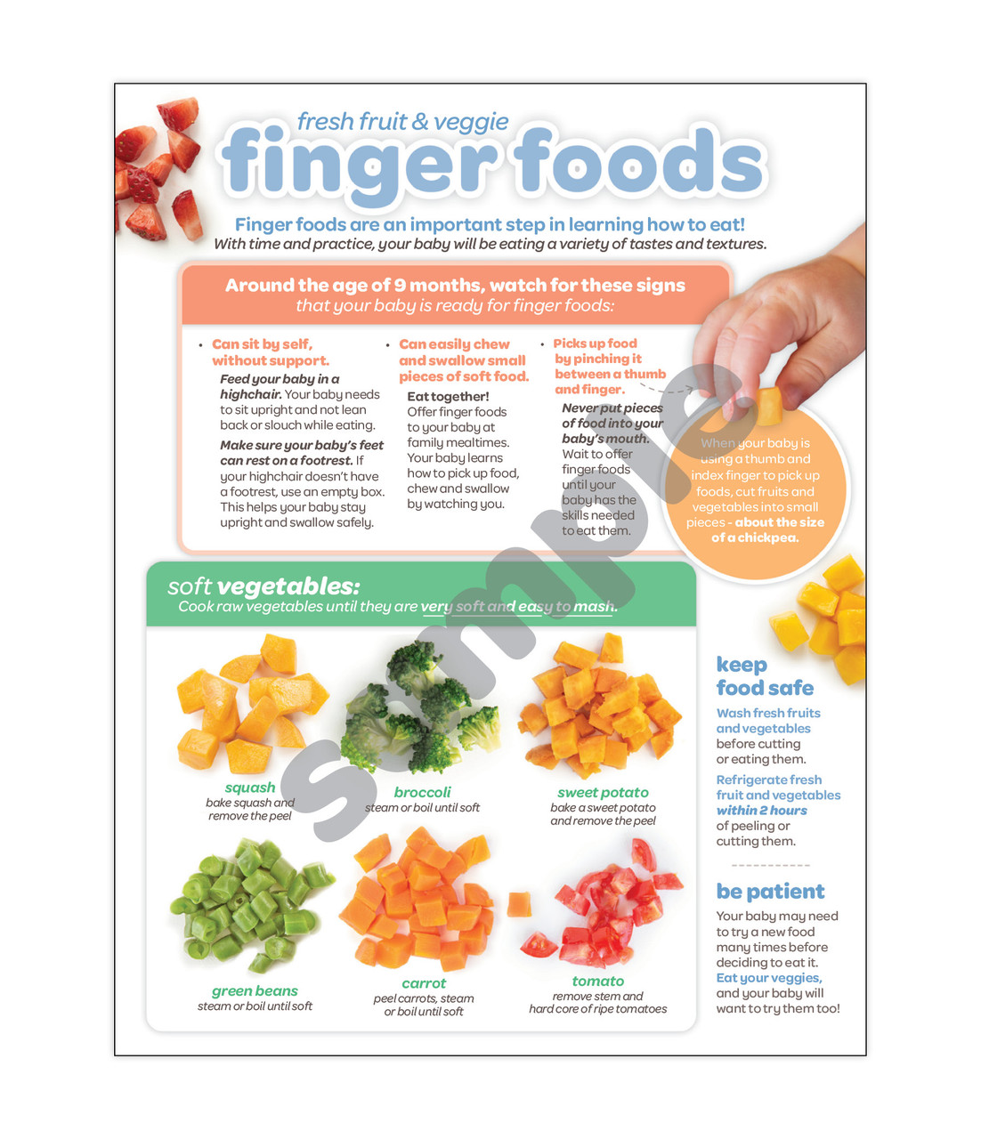 Fresh Fruits Veggies: 15 Finger Foods to Make for Baby