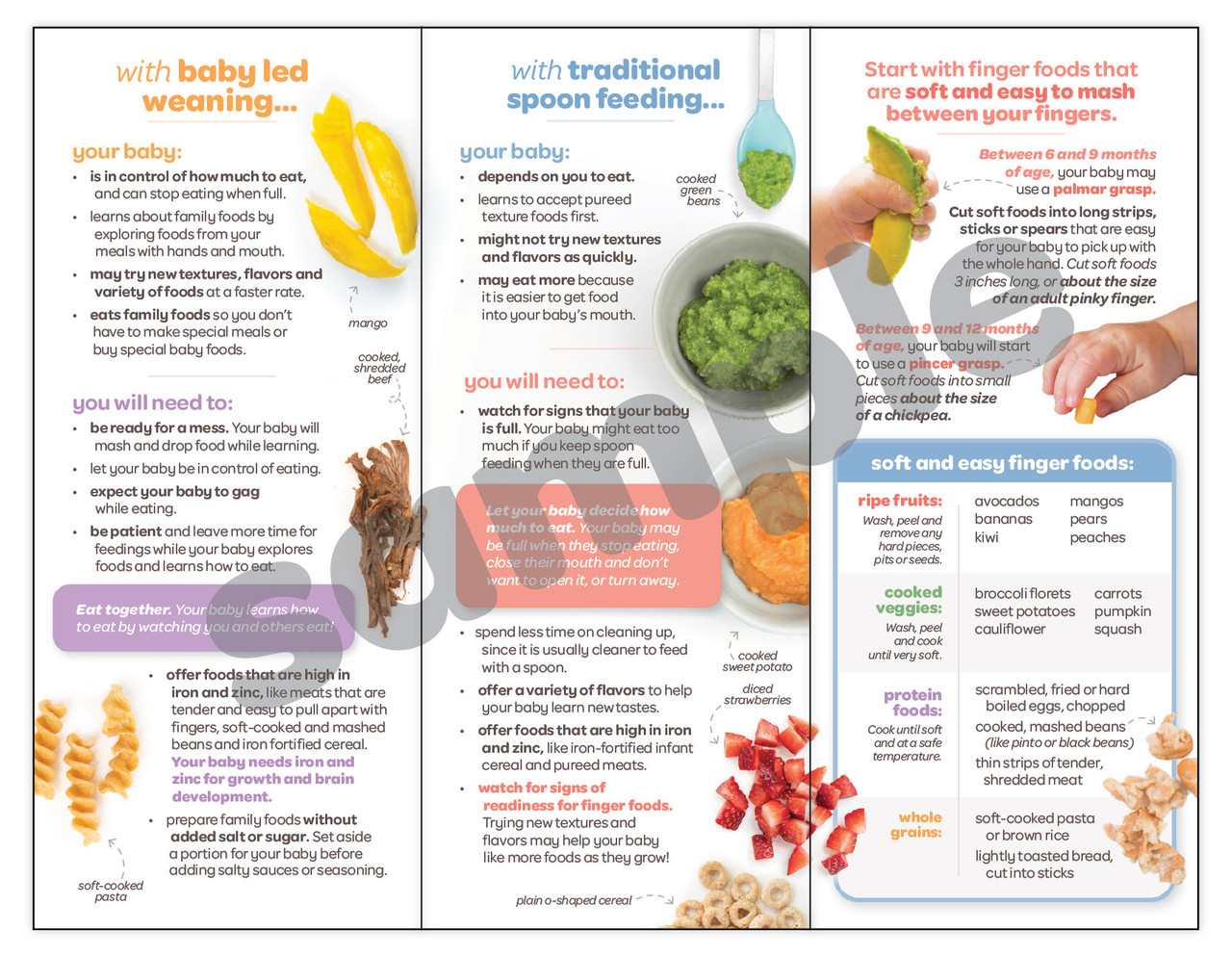 Ways to Start Foods Brochure (Ready to Eat Series) Nutrition Matters