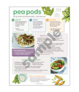 Pea Pods Recipe and Storage Sheet