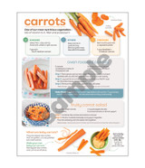Carrots Recipe and Storage Sheet