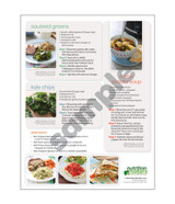 Leafy Greens Recipe and Storage Sheet