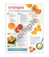 Oranges & Grapefruit Recipe and Storage Sheet
