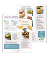 Set of Fruit and Vegetable Recipe Sheets 