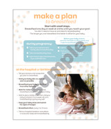 Make A Plan To Breastfeed Sheet