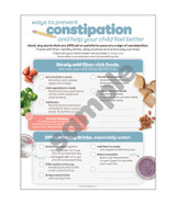 Ways to Prevent Constipation Interactive Sheet