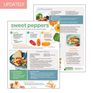 Sweet Peppers Recipe and Storage Sheet