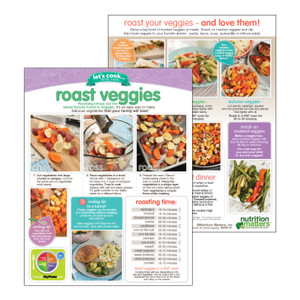 Roast Veggies Preparation and Cooking Sheet