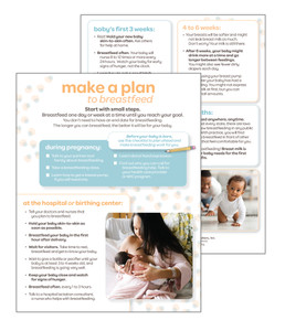 Make A Plan To Breastfeed Sheet Make A Plan To Breastfeed Sheet