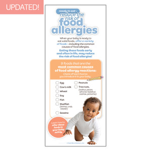 Reduce the Risk of Food Allergies Brochure (Ready to Eat Series)