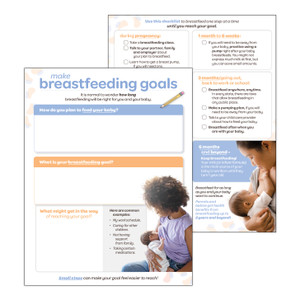 Make Breastfeeding Goals Sheet
