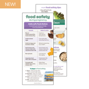 Food Safety During Pregnancy Card