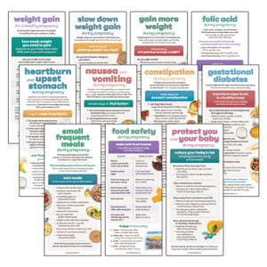 Set of Updated Pregnancy Nutrition Cards