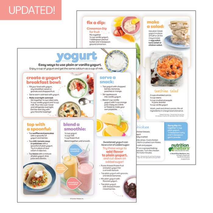 Yogurt - Cooking Sheet 