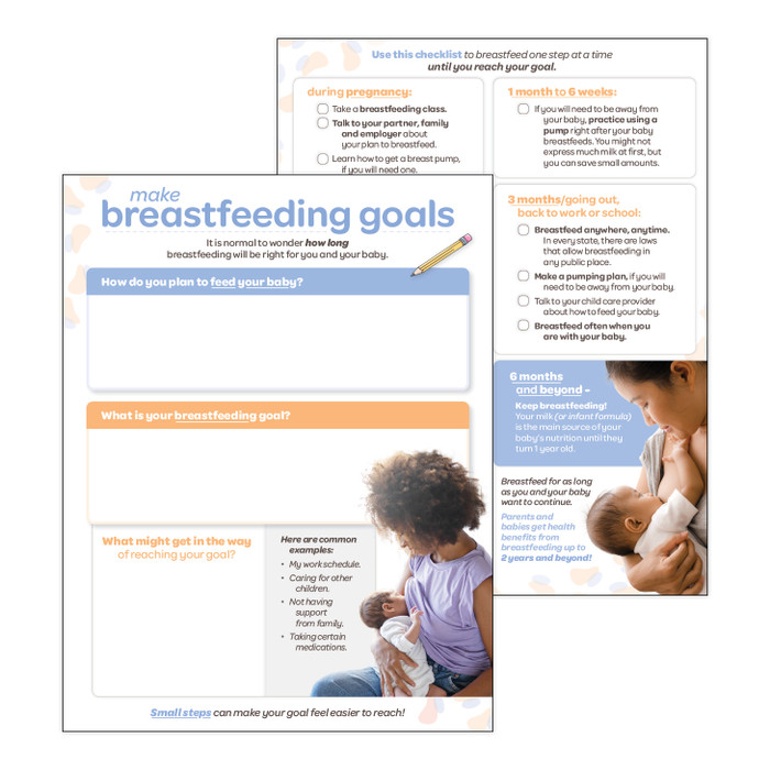 Make Breastfeeding Goals Sheet