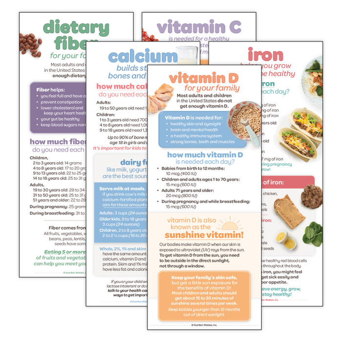 Set of Key Nutrients Cards