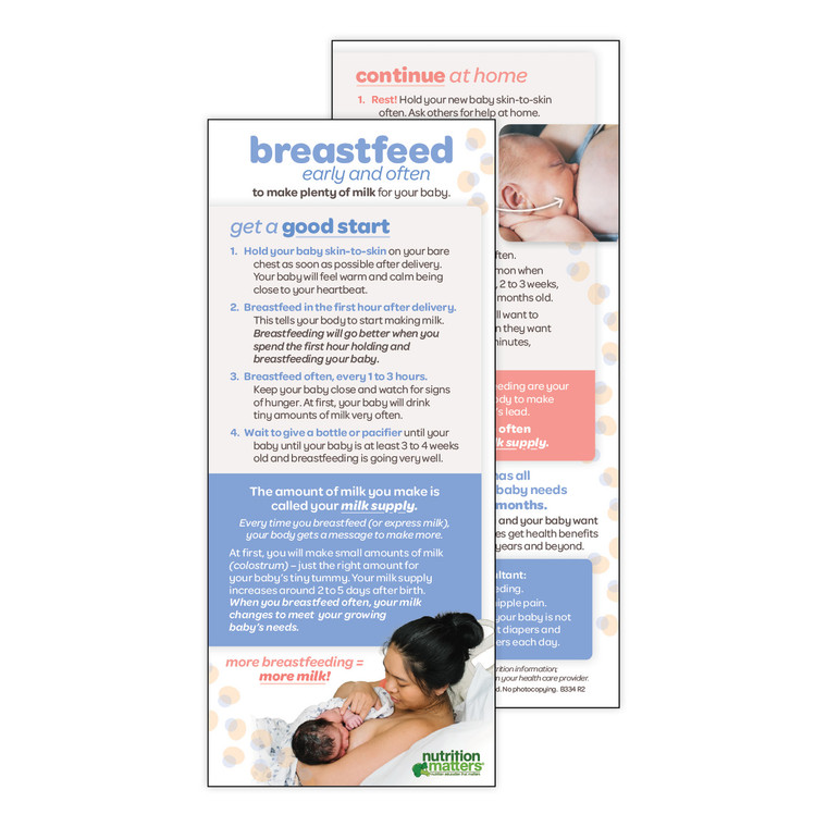 Breastfeed Early and Often Card