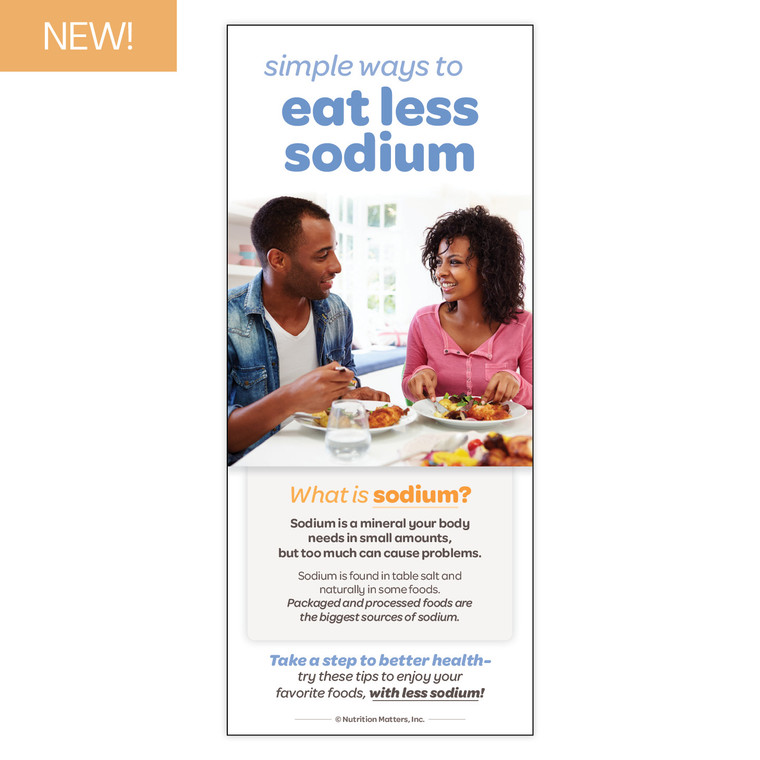 Simple Ways to Eat Less Sodium Brochure