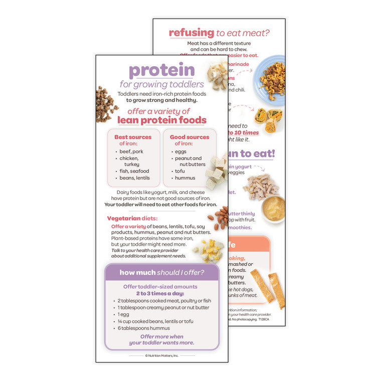 Protein for Growing Toddlers Card