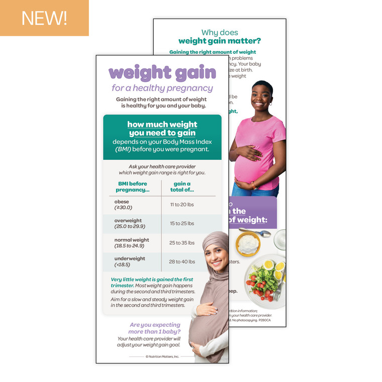 Weight Gain for a Healthy Pregnancy Card