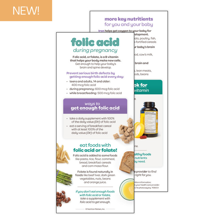 Folic Acid During Pregnancy Card