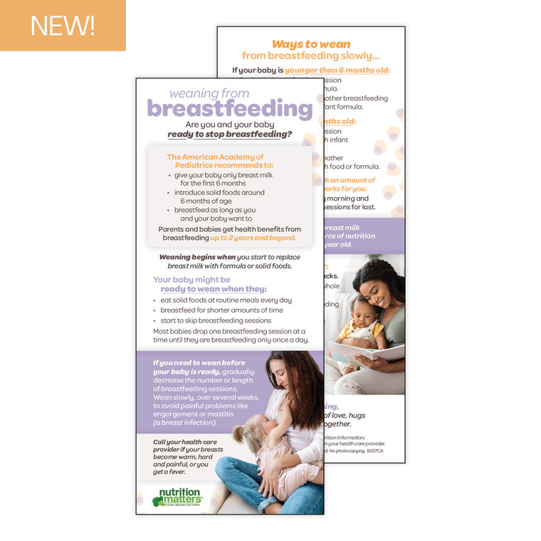 Weaning From Breastfeeding Card