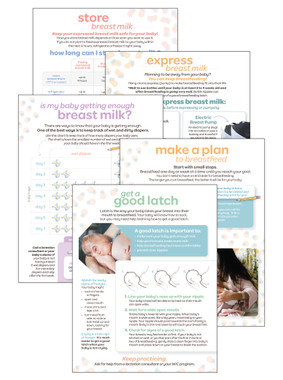 Express Breast Milk How-To Sheet - Nutrition Matters