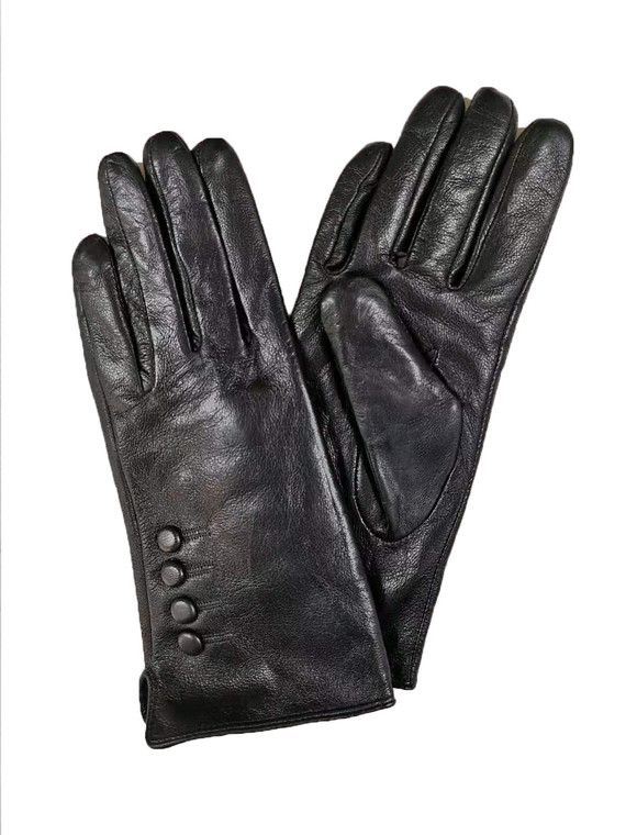 Leather Gloves Quad-buttons (Pack of 6)