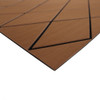 SeaDek 40" x 80" 6mm Two Color Diamond Full Sheet - Brushed Texture - Brown\/Black (1016mm x 2032mm x 6mm) [56411-89905]