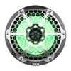DS18 HYDRO 8" 2-Way Marine Speakers w\/RGB LED Lights - 125W RMS, 4-Ohm - Black Carbon Fiber [CF-8M]