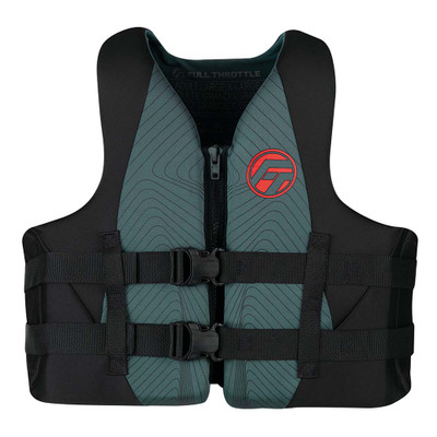 Full Throttle Adult Rapid-Dry Life Jacket - L\/XL - Grey\/Black [142100-701-050-22]