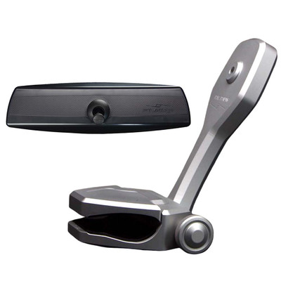 PTM Watersports Mirror\/Bracket Kit w\/VR-140 PRO Mirror  ZXR-320 (Silver) [P12848-2320TEBCL]