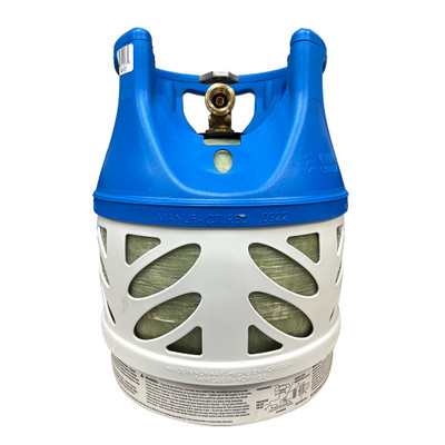 Viking Cylinders 11lb Vertical Fiberglass Composite LPG Cylinder w\/Type 1 Valve - OPD, DOT, TC Approved [1420-0011]