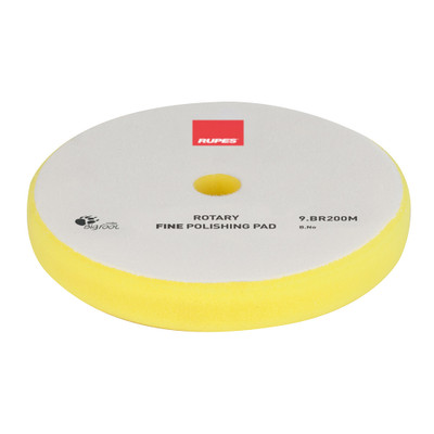 RUPES Rotary Fine Polishing Foam Pad 175\/180mm - Yellow [9.BR200M]