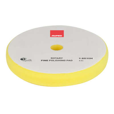RUPES Rotary Fine Polishing Foam Pad 75\/90mm - Yellow [9.BR90M]