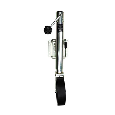 Powerwinch Saltwater Series Jack - 1500lb, Weld-On, Single Wheel, Zinc 500+ HR Salt Spray [21600-J-1500-B2-Z-R]