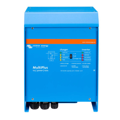 Victron MultiPlus Inverter\/Charger 12 VDC - 3000W - 120vAC w\/120AMP Battery Charger - 50AMP Transfer Switch [PMP123021102]
