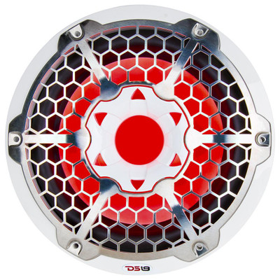 DS18 HYDRO 10" Subwoofer w\/RGB Lights - 600W - White [NXL-10SUB]