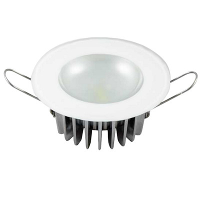 Lumitec Mirage - Flush Mount Down Light - Glass Finish\/No Bezel - 4-Color Red\/Blue\/Purple Non Dimming w\/White Dimming [113190]