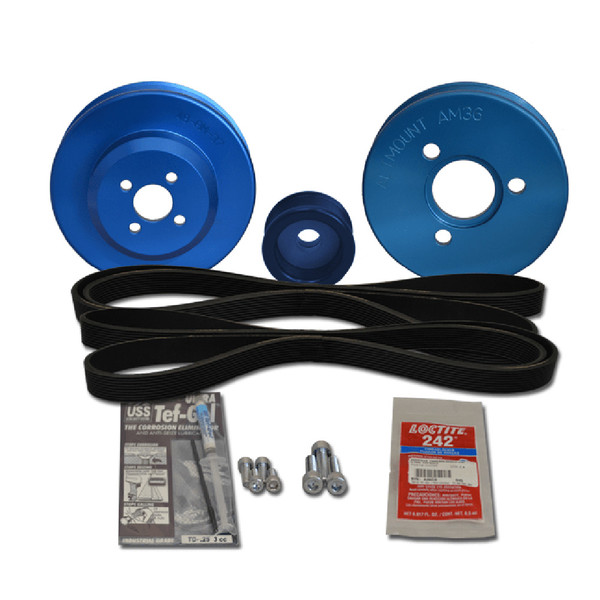 Balmar Pulley Kit f\/Yanmar 3JH5, 3JH4-E, 4JH4-E, 4JH5, 4JH5-E [48-YSP-3JH-A]