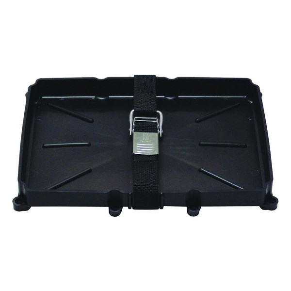 T-H Marine 24 Series Battery Holder Tray w\/Stainless Buckled Strap [NBH-24-SSC-DP]