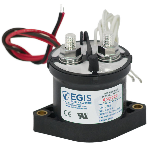 Egis Contactor 500A 12\/24V w\/Aux Contacts [7022]