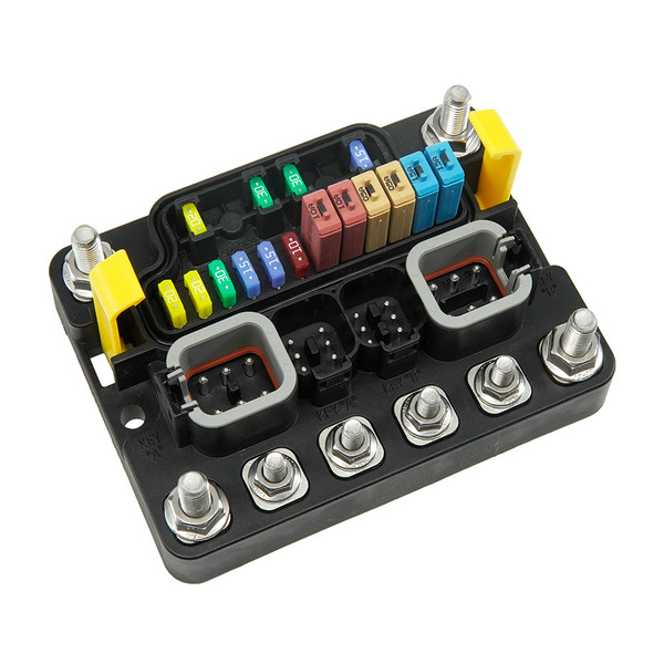 Egis MT Series 12-Position Sealed Fuse Block w\/Ground Busbar [3412]