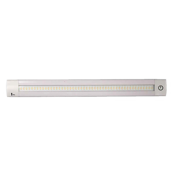 Lunasea Adjustable Linear LED Light w\/Built-In Dimmer - 12" Length, 12VDC, Warm White w\/ Switch [LLB-32KW-01-00]