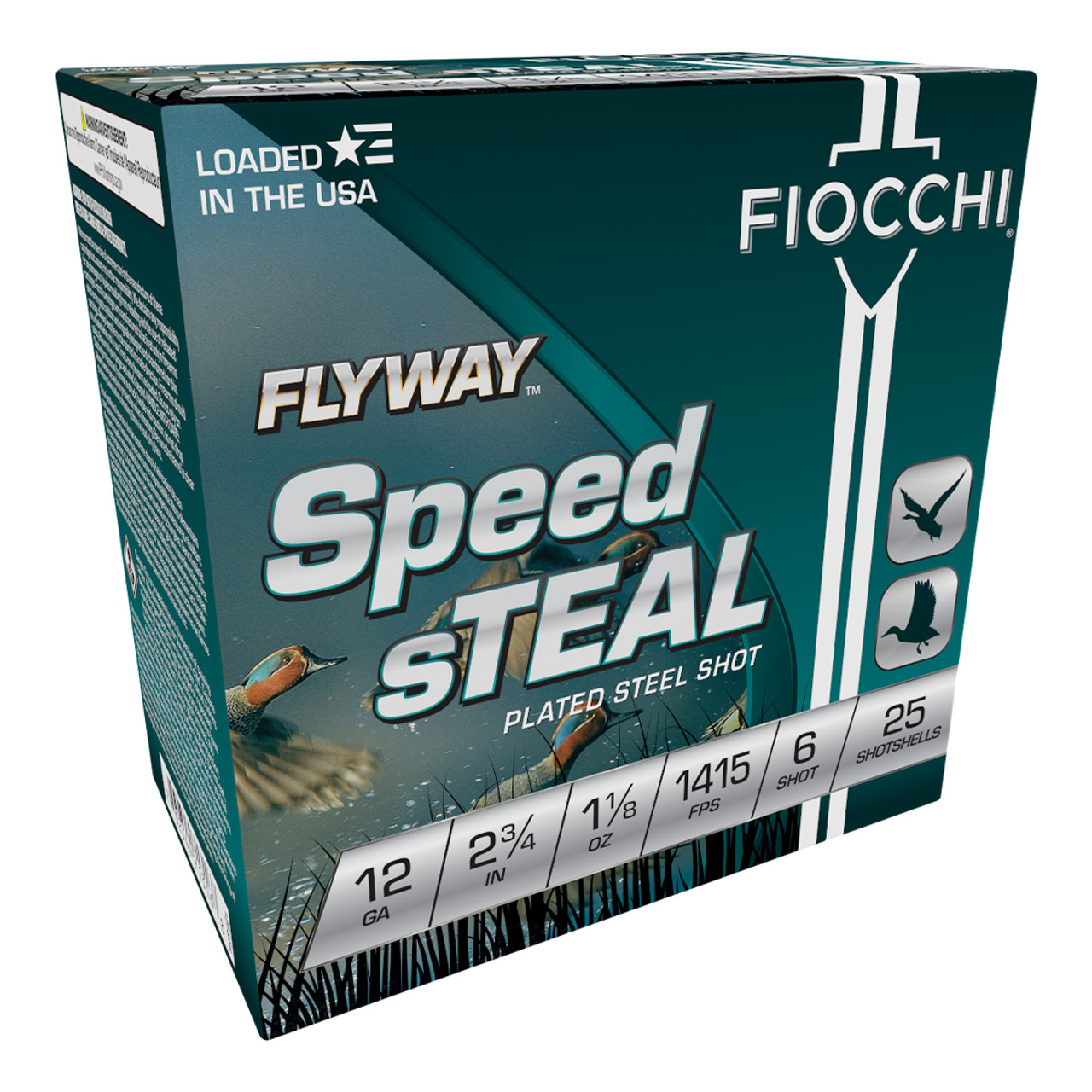 Fiocchi Flyway Speed sTEAL 12ga 2 3/4 1 1/8oz #6 Steel Shot 12FST660515 -  Gordy & Sons Outfitters