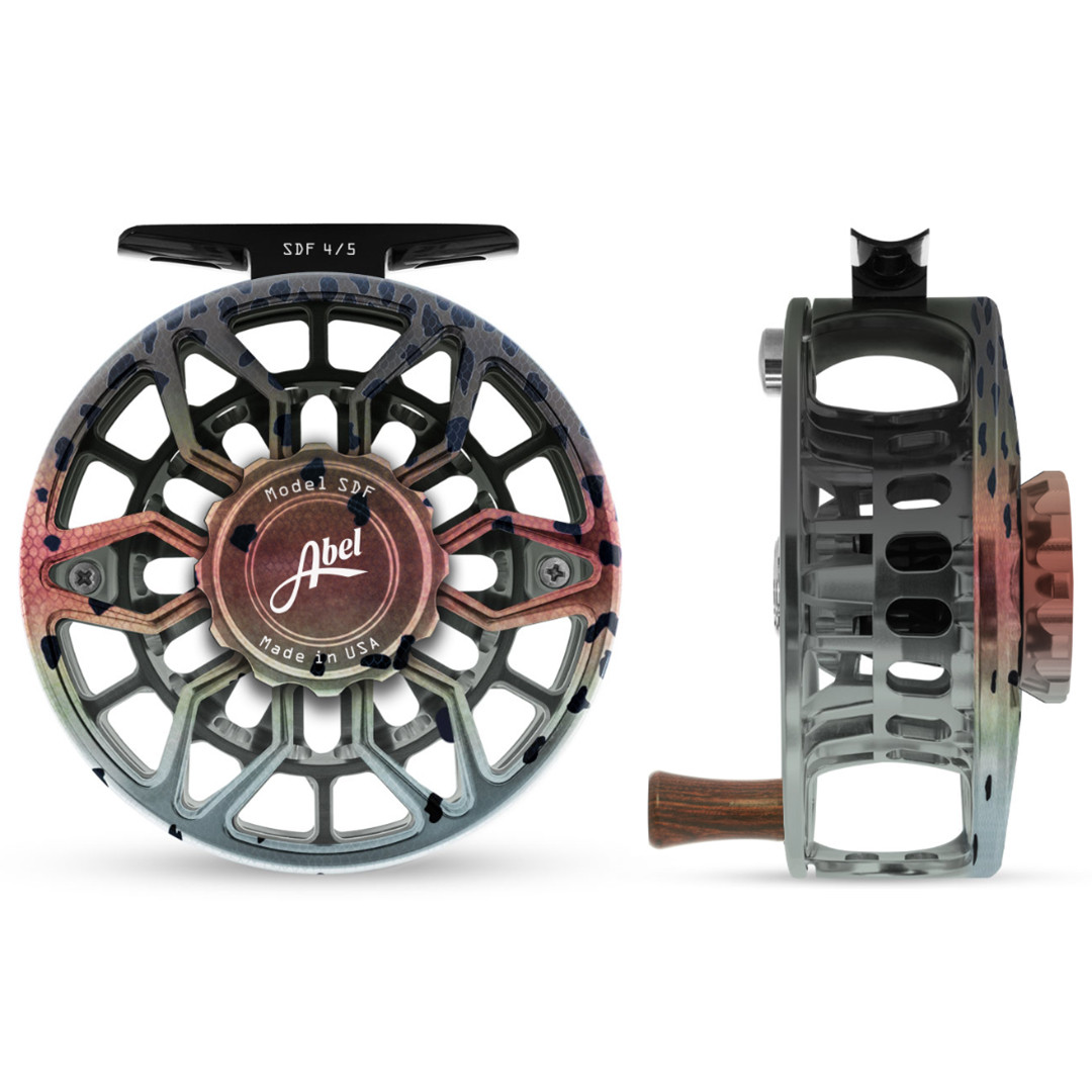 SDF Ported 4/5 Native Rainbow Reel w/ Rosewood Handle61347 - Gordy