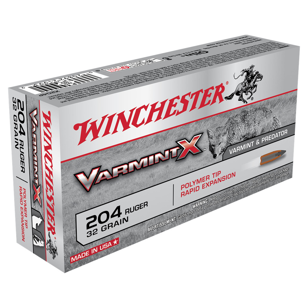トミポップ190 Winchester Varmit X 204 Ruger 32gr Polymer Tip X204P61485 - Gordy