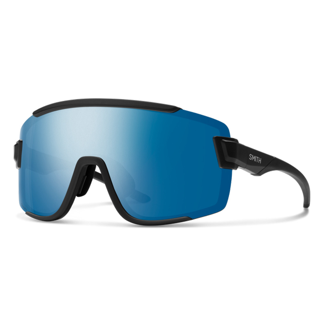 Wildcat Matte Black Frame/ChromaPop Polarized Blue Mirror