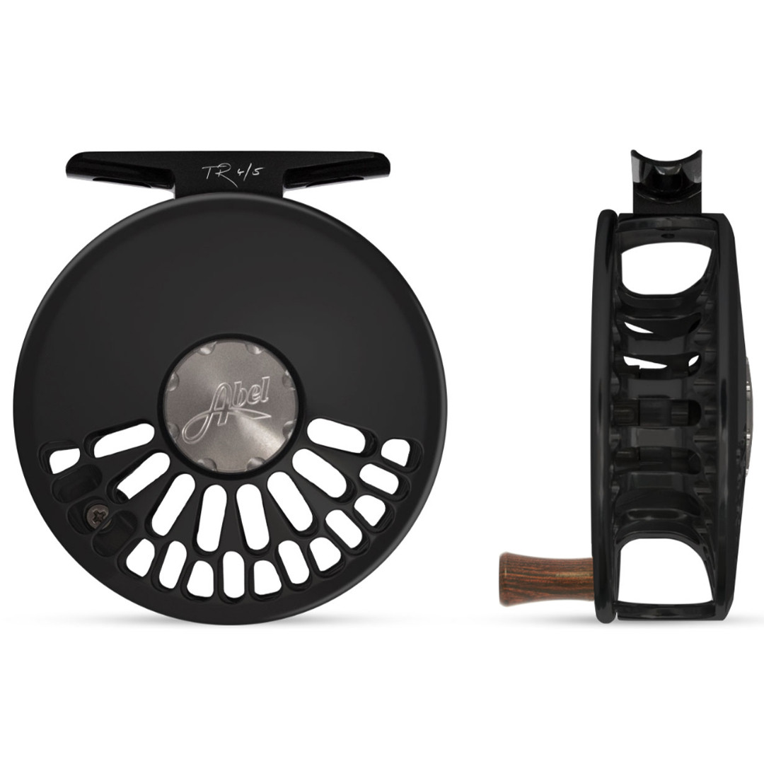 洋楽 Treal Abel TR 4/5 Basic Black Reel w/ Rose Handle61938 - Gordy & Sons